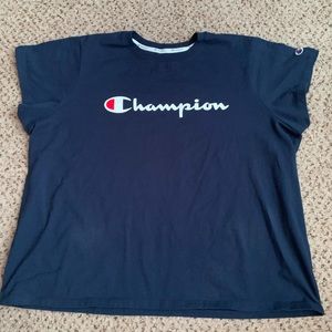CHAMPION classic navy tshirt